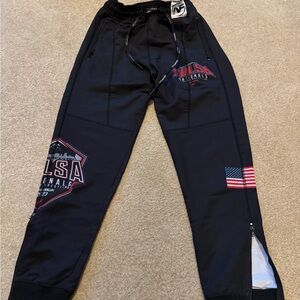 Nearfall wrestling joggers like new zipper ankle youth L Tulsa Nationals 2023